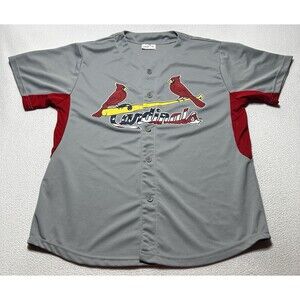 MLB St Louis Cardinals MATCH UP Promo Baseball Jersey USA Patriotic Theme Adult